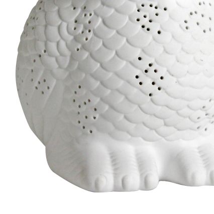 ONLI - Stolná lampa PORCELLANA 1xE14/6W/230V 25 cm sova