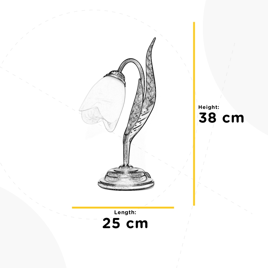 ONLI - Stolná lampa SONIA 1xE14/6W/230V