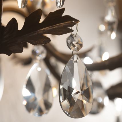 ONLI - Stolná lampa TERESA 1xE14/6W/230V bronzová