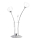 ONLI - Stolná lampa WENDY 2xE14/6W/230V 60 cm lesklý chróm