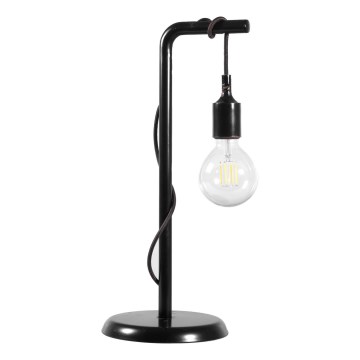 ONLI - Stolná lampa WIRE 1xE27/15W/230V 50 cm čierna