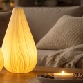 ONLI - Stolová lampa NUVIA 1xE14/6W/230V 32 cm biela