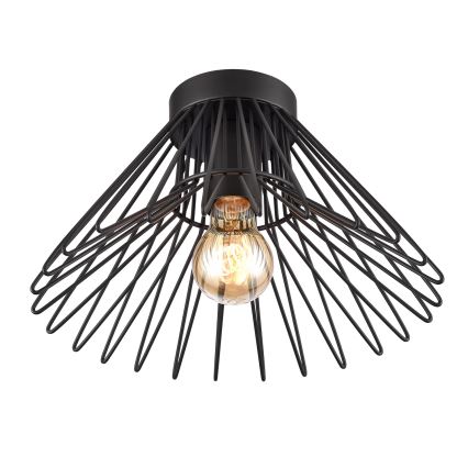 ONLI - Stropné svietidlo DUCCIO 1xE27/22W/230V pr. 30 cm čierna