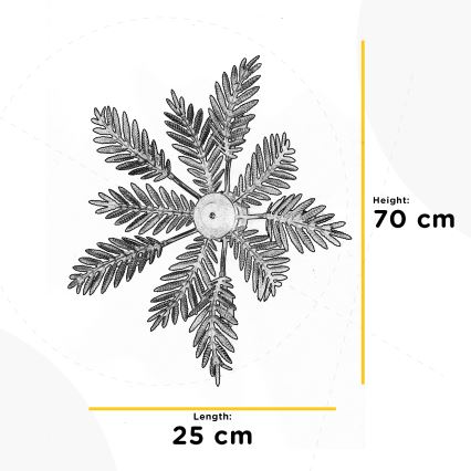 ONLI - Stropné svietidlo FELCE 5xE14/6W/230V bronzová