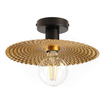 ONLI - Stropné svietidlo GOLDEN 1xE27/22W/230V pr. 28 cm zlatá/čierna