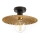 ONLI - Stropné svietidlo GOLDEN 1xE27/22W/230V pr. 28 cm zlatá/čierna