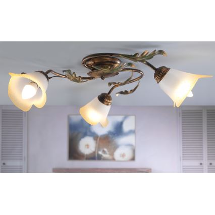 ONLI - Stropné svietidlo QUERCIA 3xE14/6W/230V