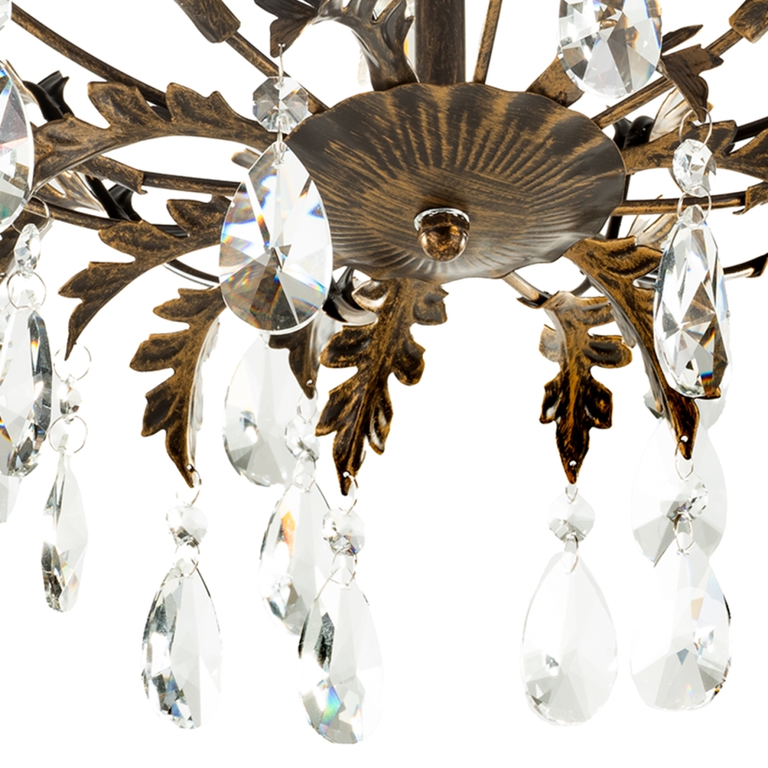 ONLI - Stropné svietidlo TERESA 3xE14/6W/230V bronzové