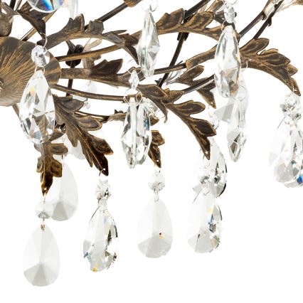 ONLI - Stropné svietidlo TERESA 5xE14/6W/230V bronzové