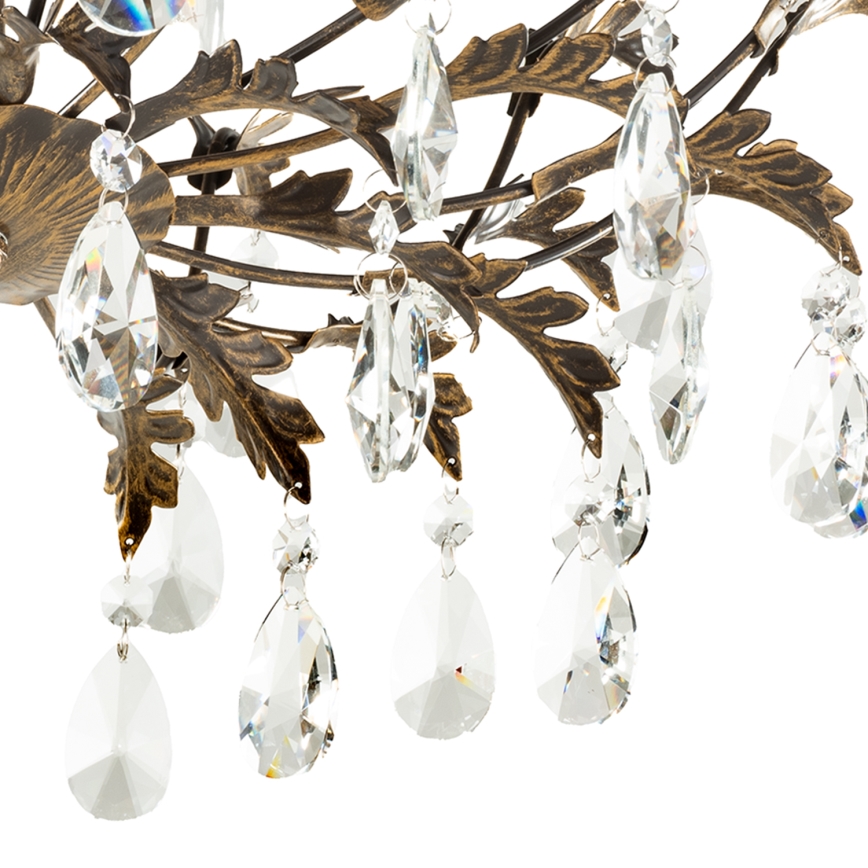 ONLI - Stropné svietidlo TERESA 5xE14/6W/230V bronzové