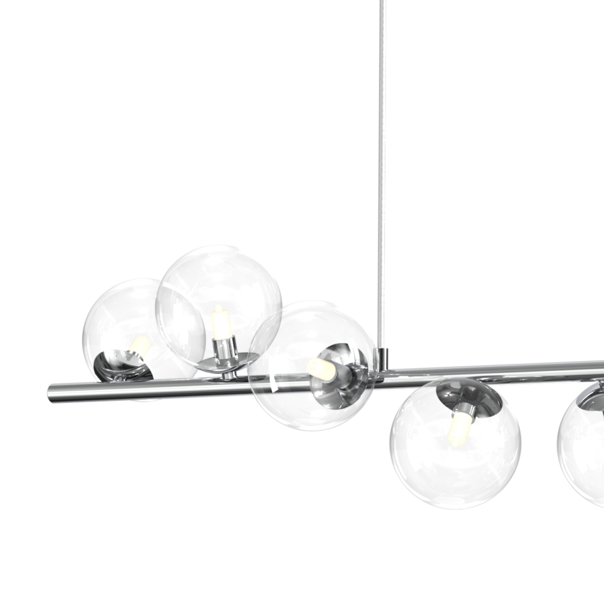 ONLI - Závesný luster na lankách KIMBERLY 8xG9/6W/230V lesklý chróm