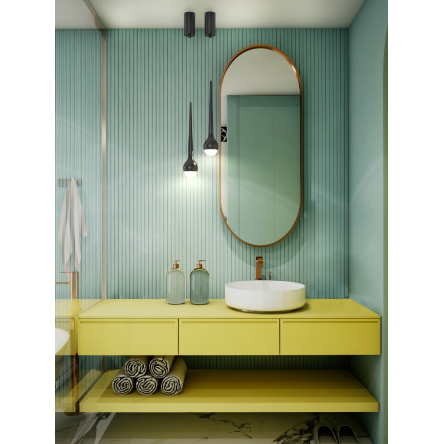 Open Design OR80247 - LED luster na lanku CAPPI LED/5W/230V čierny