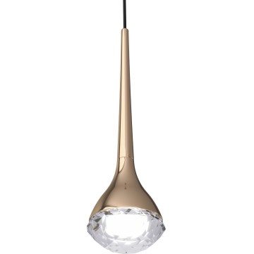 Open Design OR80315 - LED luster na lanku CRIMA LED/7W/230V ružové zlato