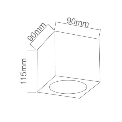 Open Design OR81039 - Bodové svietidlo CUBO 1xG9/8W/230V priehľadné/lesklý chróm