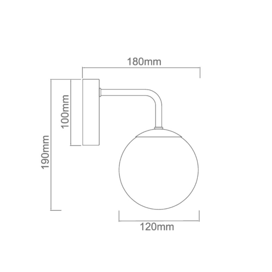 Open Design OR81381 - Kúpeľňová nástenná lampa BAO 1xG9/8W/230V IP44 lesklý chróm