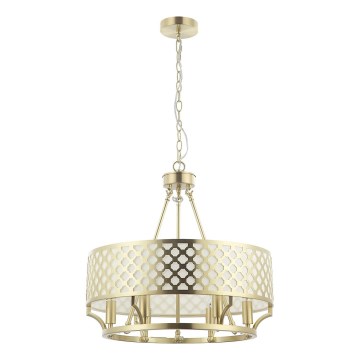 Open Design OR84382 - Luster na reťazi VERNO 6xE14/12W/230V pr. 55 cm mosadz