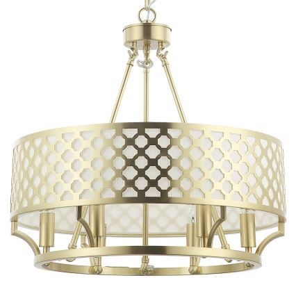 Open Design OR84382 - Luster na reťazi VERNO 6xE14/12W/230V pr. 55 cm mosadz