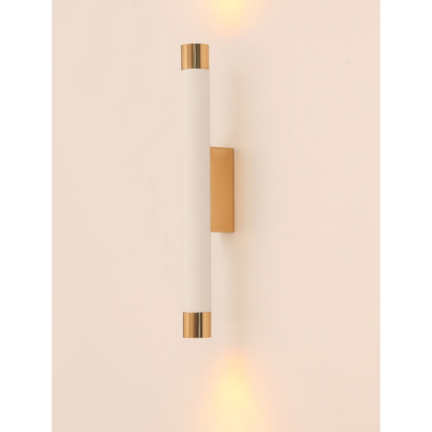 Open Design OR84559 - Nástenné svietidlo Q 2xG9/3,5W/230V biela/zlatá