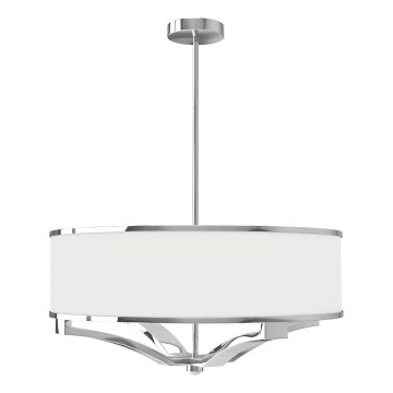 Open Design OR84801 - Luster na tyči GERDO 4xE27/12W/230V lesklý chróm/biela