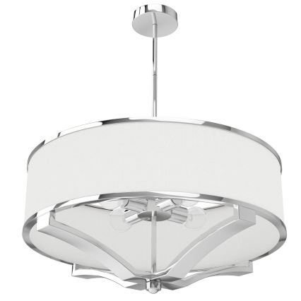 Open Design OR84801 - Luster na tyči GERDO 4xE27/12W/230V lesklý chróm/biela