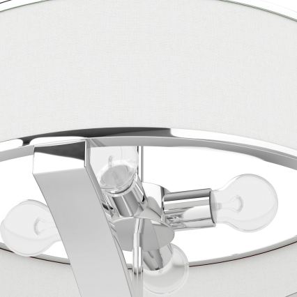 Open Design OR84801 - Luster na tyči GERDO 4xE27/12W/230V lesklý chróm/biela