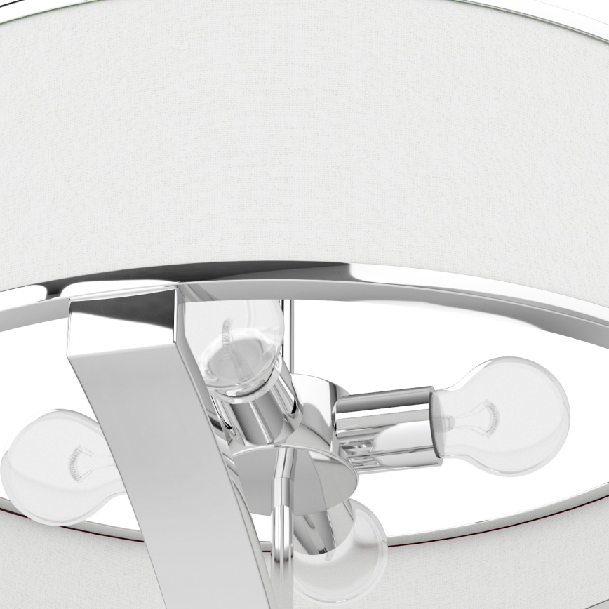 Open Design OR84801 - Luster na tyči GERDO 4xE27/12W/230V lesklý chróm/biela