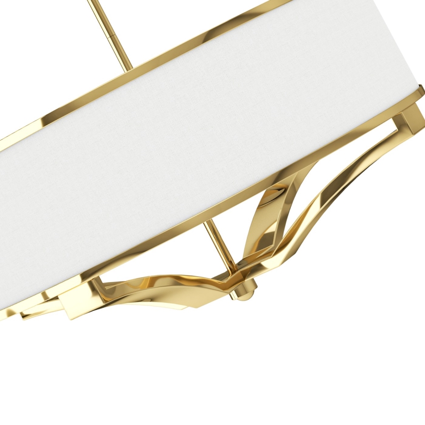 Open Design OR84825 - Stropné svietidlo na tyči GERDO 4xE27/12W/230V zlatý/biely