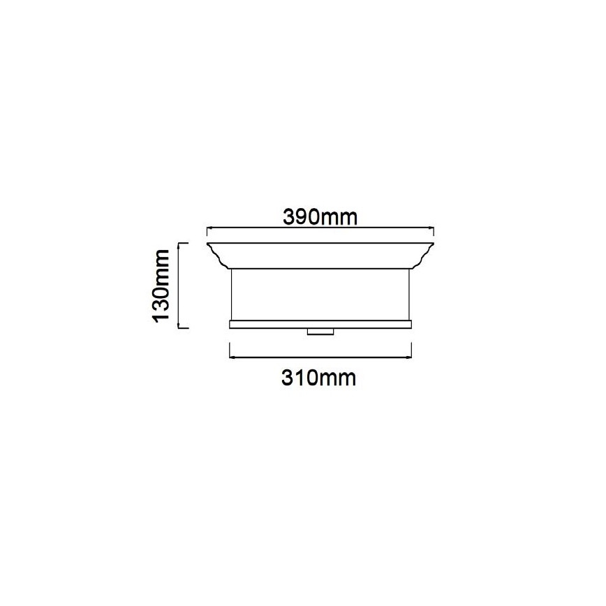 Open Design OR84863 - Stropné svietidlo FAMBURO 3xE14/12W/230V pr. 31 cm lesklý chróm