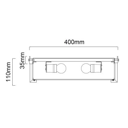 Open Design OR84948 - Stropné svietidlo ROMI 3×E14/12W/230V, Ø 40 cm, lesklý chróm