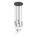 Open Design OR85372 - Závesný luster na lanku ERO 10xG9/8W/230V čierny
