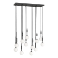 Open Design OR85464 - Luster na lanku ERO 12xG9/8W/230V čierna