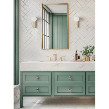 Open Design OR85532 - Kúpeľňové nástenné svietidlo BOLETTA 1xG9/8W/230V IP44 mosadz