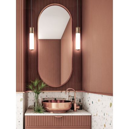 Open Design OR85723 - LED luster na lanku OMI LED/10W/230V mosadz