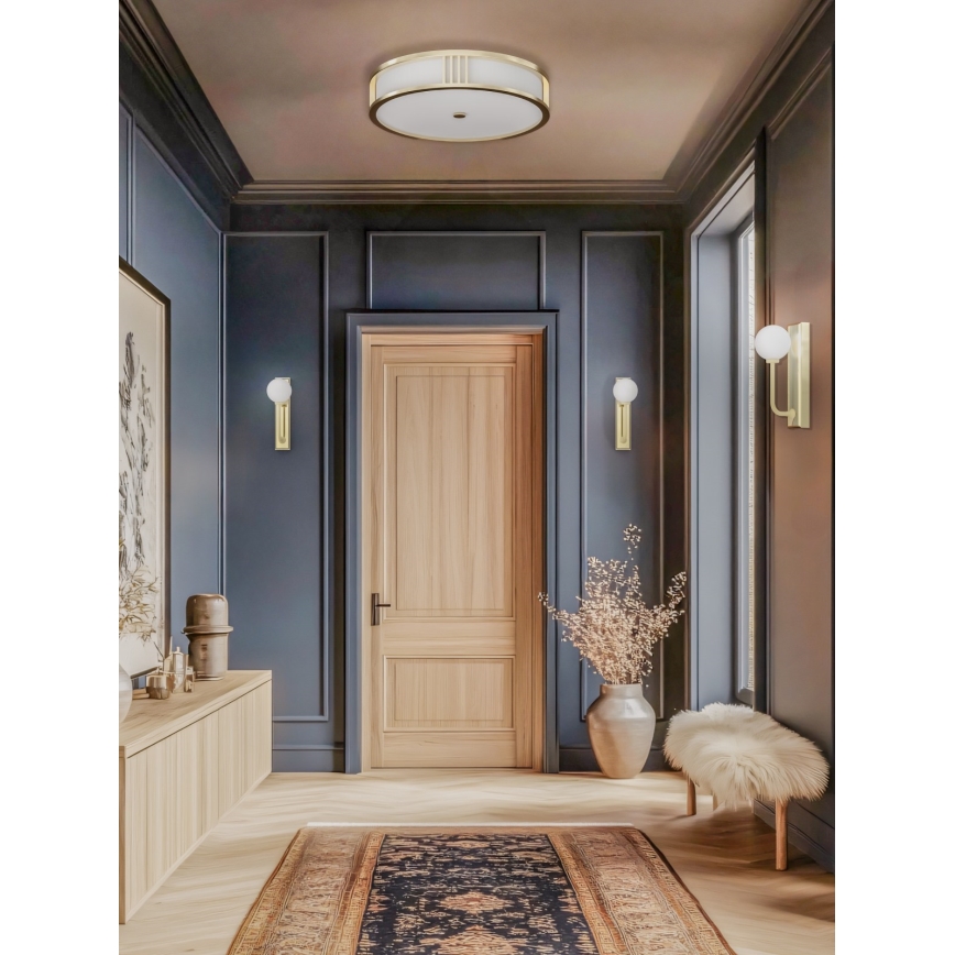 Open Design OR85761 - Stropné svietidlo SANDRO 4xE14/12W/230V priemer 50 cm mosadz