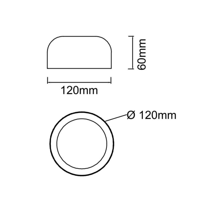 Open Design OR85884 - LED Stropné svietidlo CEDRONE LED/8W/230V 3000/4500/6500K pr. 12 cm biela