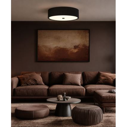 Open Design OR86584 - Stropné svietidlo ZALINDRO 4xE27/15W/230V, priemer 54,5 cm, čierne