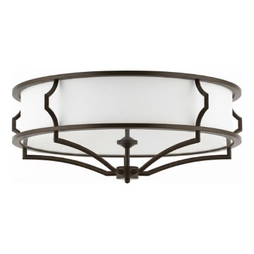 Open Design OR86614 - Stropné svietidlo STESSO 6xE27/12W/230V, priemer 85 cm, hnedé