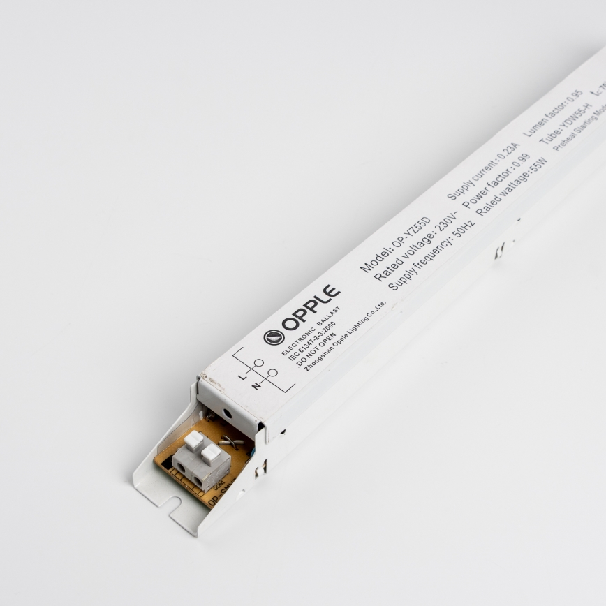OPPLE 03309 - Elektrický predradník pre žiarivku PLH V2.0 55W YZ 55D