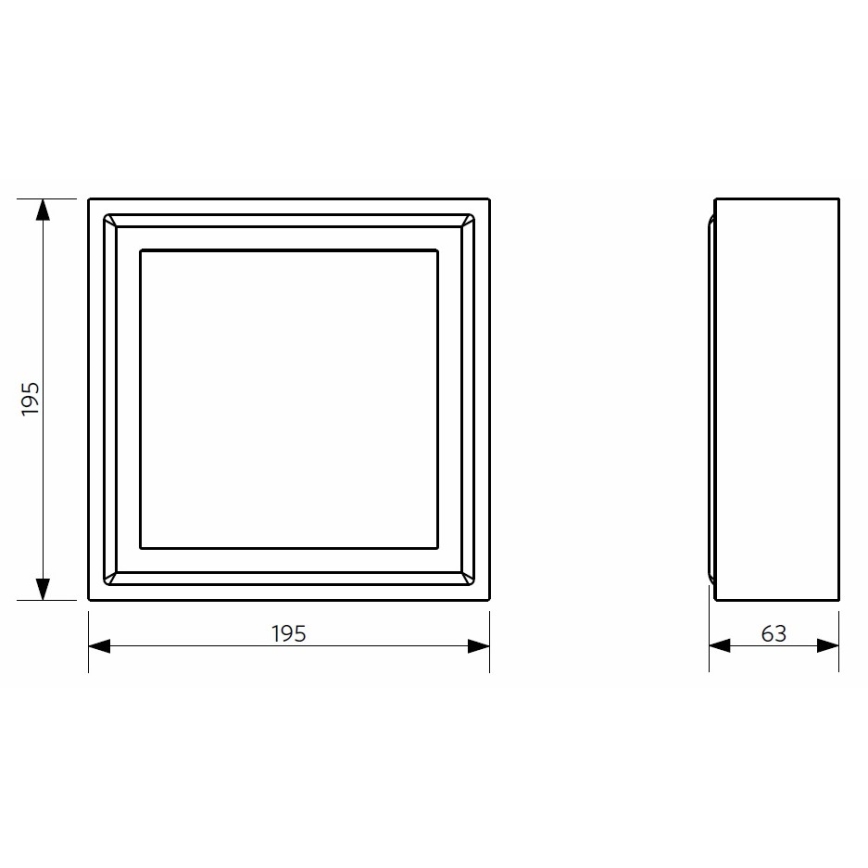Opple 26938 - LED Stropné svietidlo 2v1 PALLAS LED/11W/230V