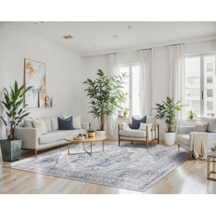 Orientálny koberec DOVE-VINTAGE 120x170 cm 2600 g/m2 sivý