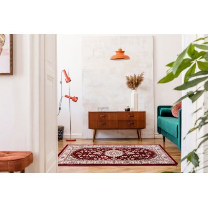 Orientálny koberec DUBAI 80x150 cm 2300 g/m2 pestrofarebný/červený
