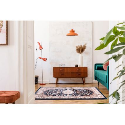 Orientálny koberec DUBAI 80x150 cm 2300 g/m2 pestrofarebný/modrý