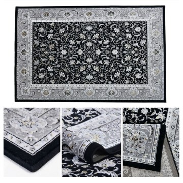 Orientálny koberec GRECE 120x170 cm 2150 g/m2 čierna/šedá/biela