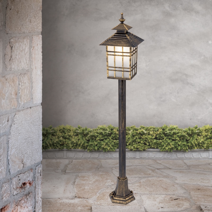 Vonkajšia lampa KIKO 1xE27/11W/230V IP44 bronz/patina