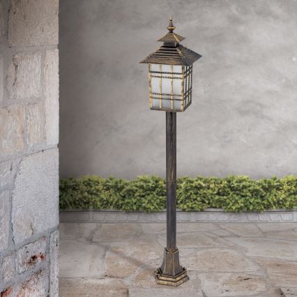 Vonkajšia lampa KIKO 1xE27/11W/230V IP44 bronz/patina