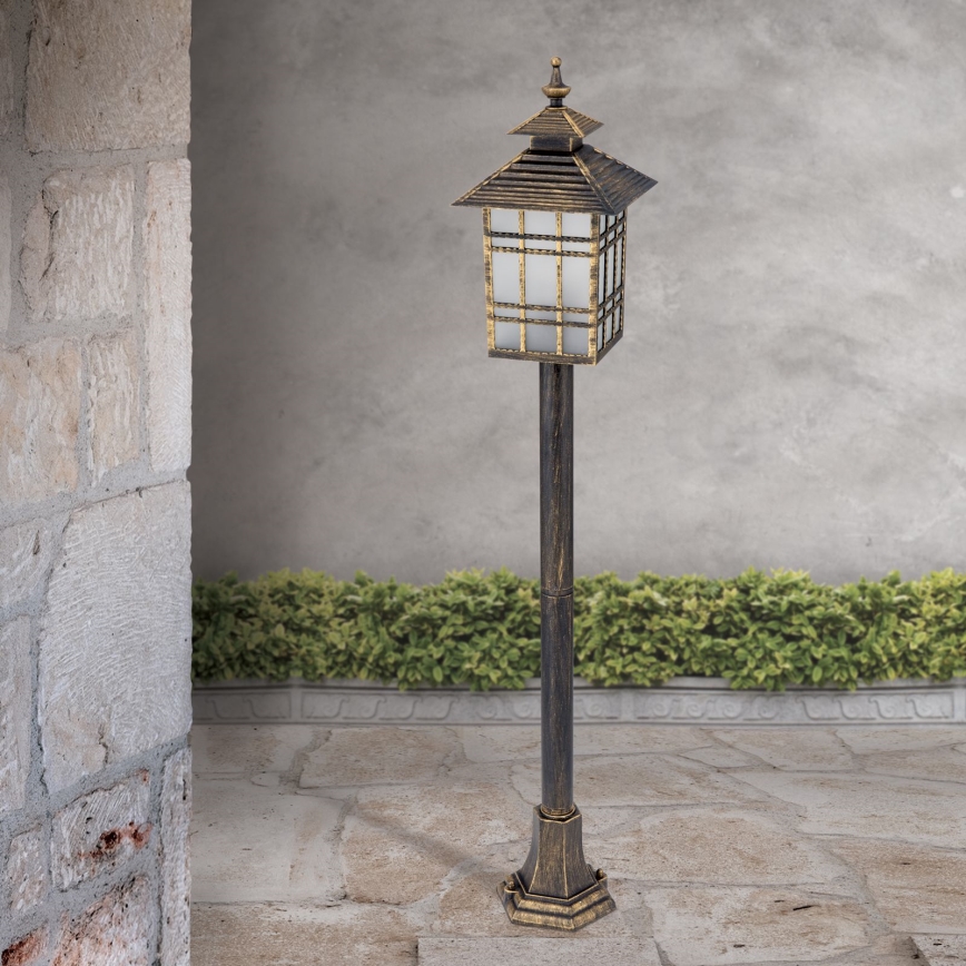 Vonkajšia lampa KIKO 1xE27/11W/230V IP44 bronz/patina