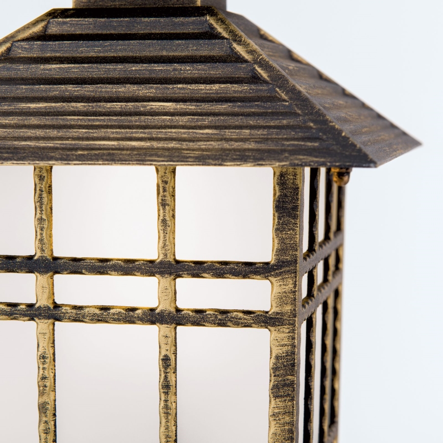 Vonkajšia lampa KIKO 1xE27/11W/230V IP44 bronz/patina