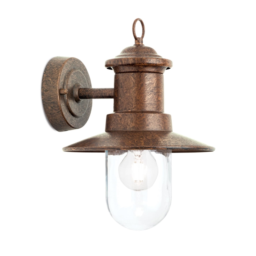 Vonkajšia nástenná lampa LEONIE 1xE27/60W/230V IP44 bronz
