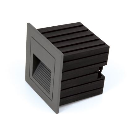 LED Vstavané svietidlo LORO LED/2W/230V IP65 antracit