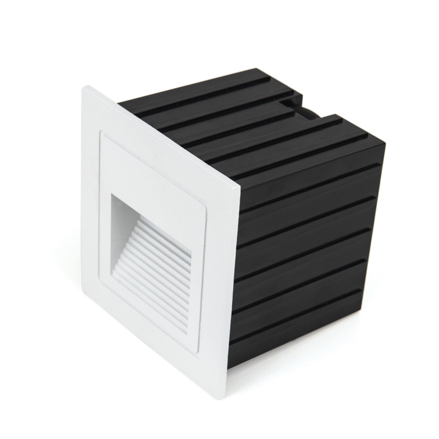 LED Vstavané svietidlo LORO LED/2W/230V IP65 biela